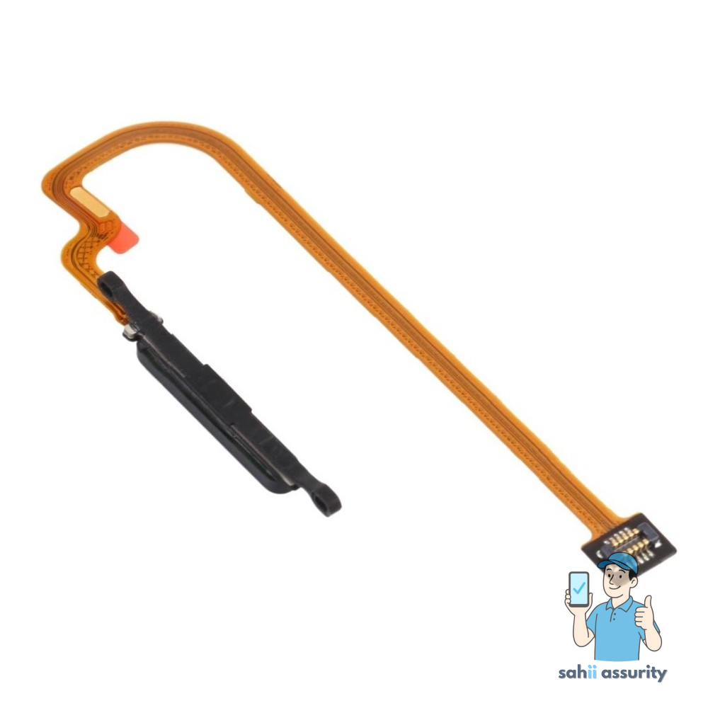 Fingerprint Sensor with Flex Cable for Xiaomi Poco M3 Black thumbnail